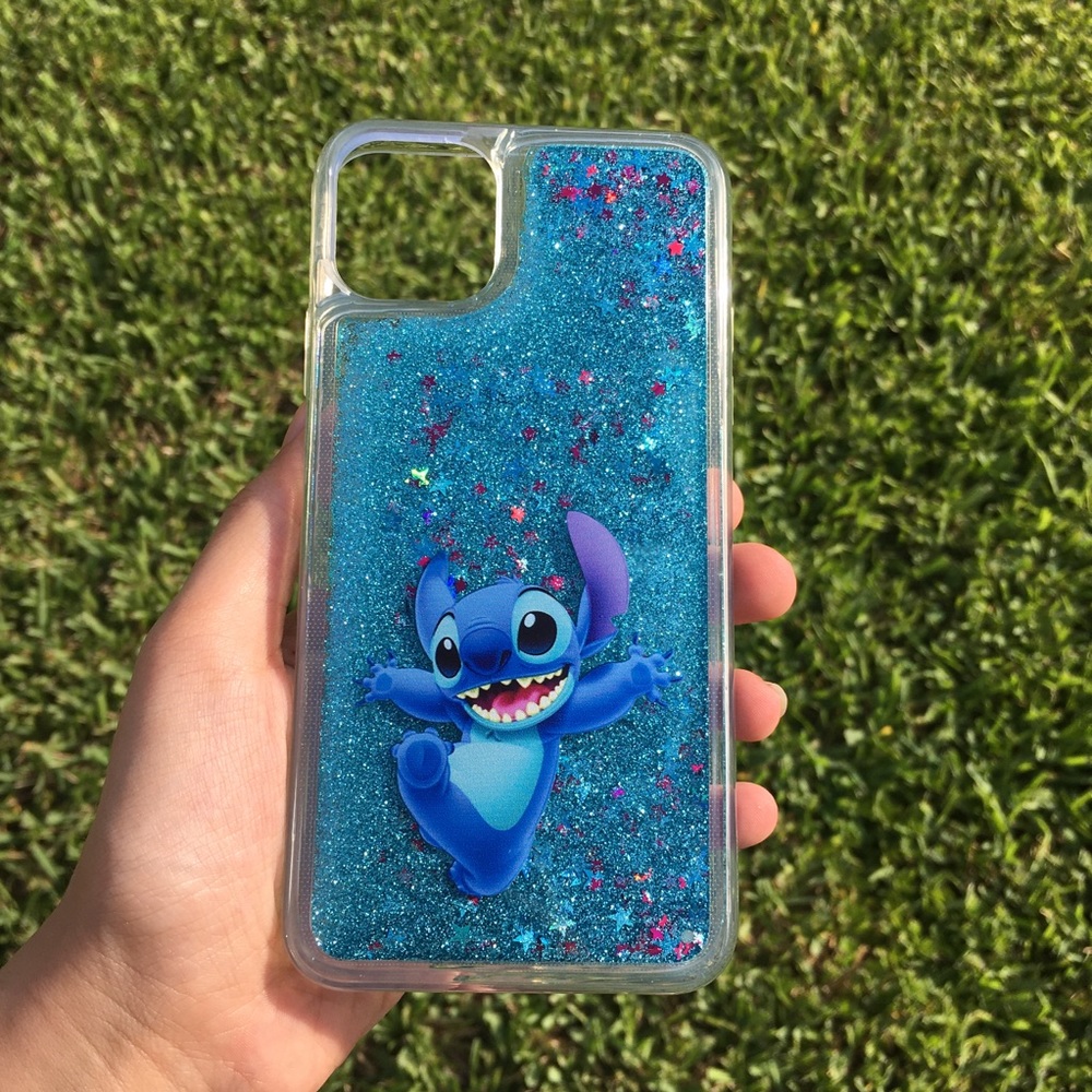 Stitch From Lilo And Stitch Glitter Disney iPhone Case